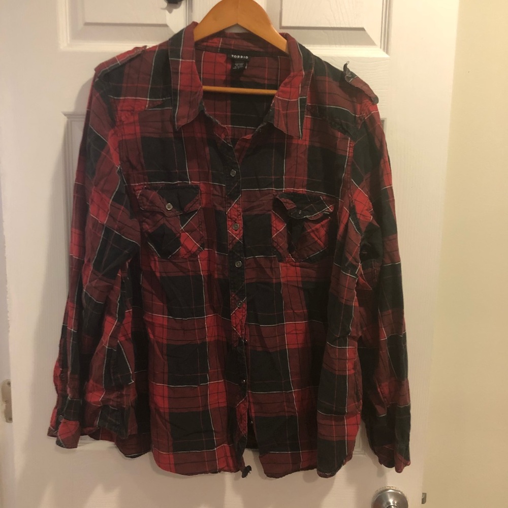 Torrid plaid flannel